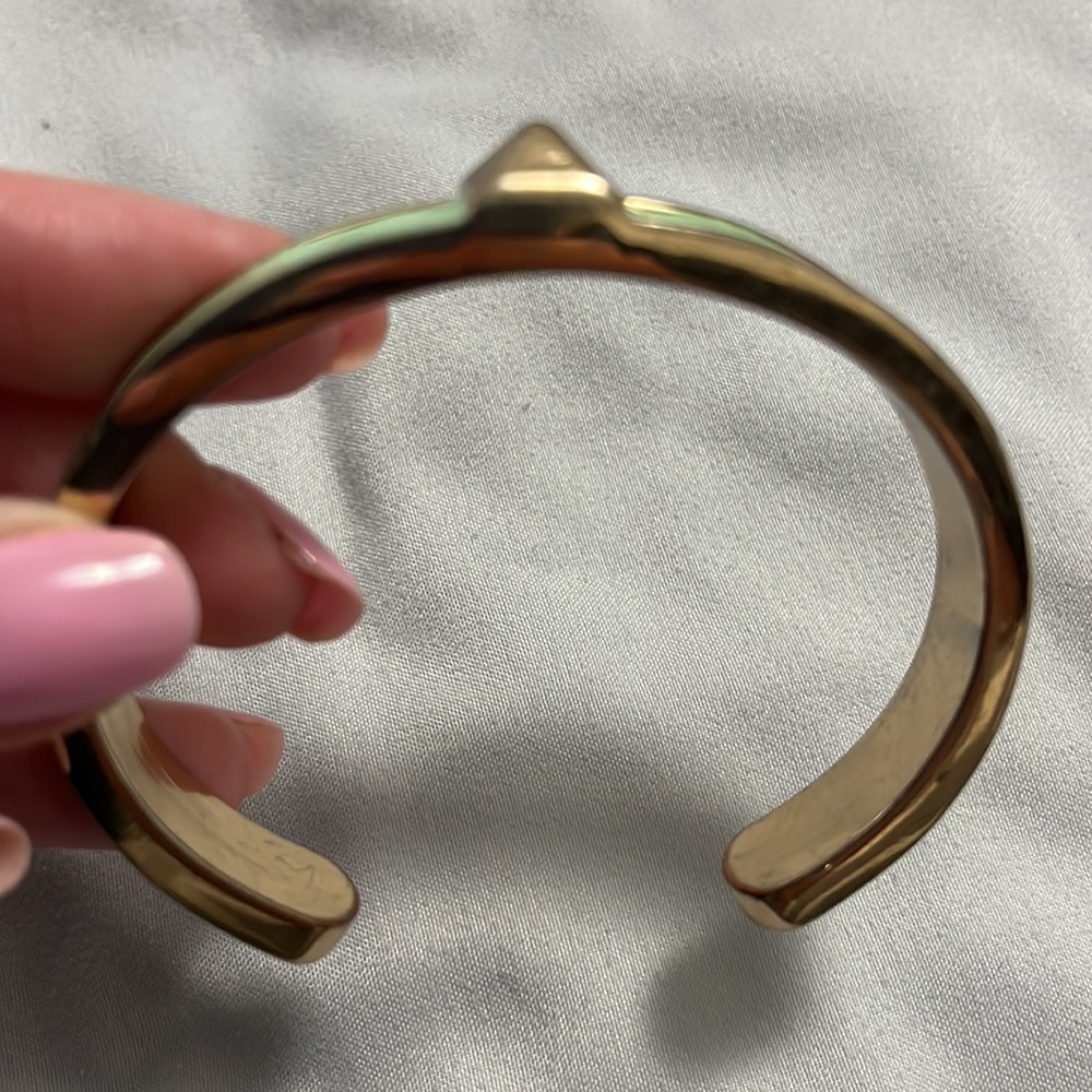 Gold and mint bangle - Picture 2 of 2
